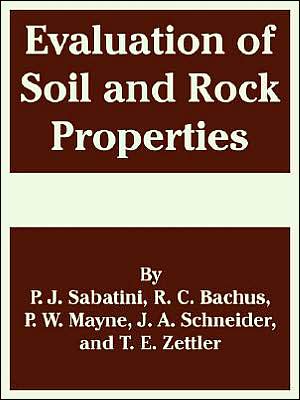 Evaluation Of Soil And Rock Properties