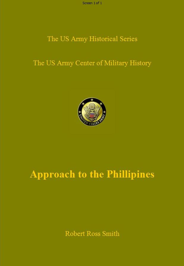 Approach to the Philippines: The War in the Pacific