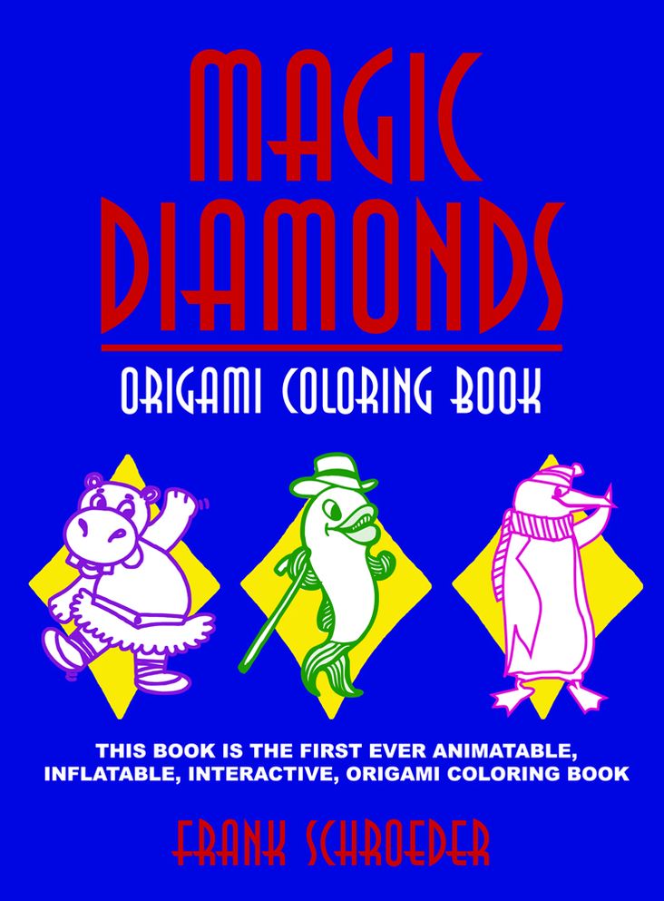 Magic Diamonds: Origami Coloring Book