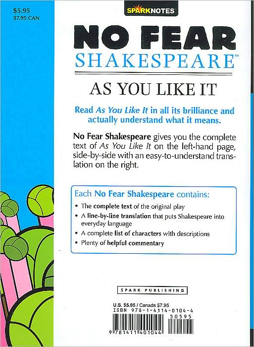 As You Like It (No Fear Shakespeare)