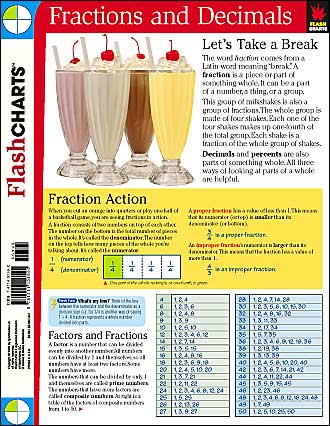 Fractions and Decimals (FlashCharts)