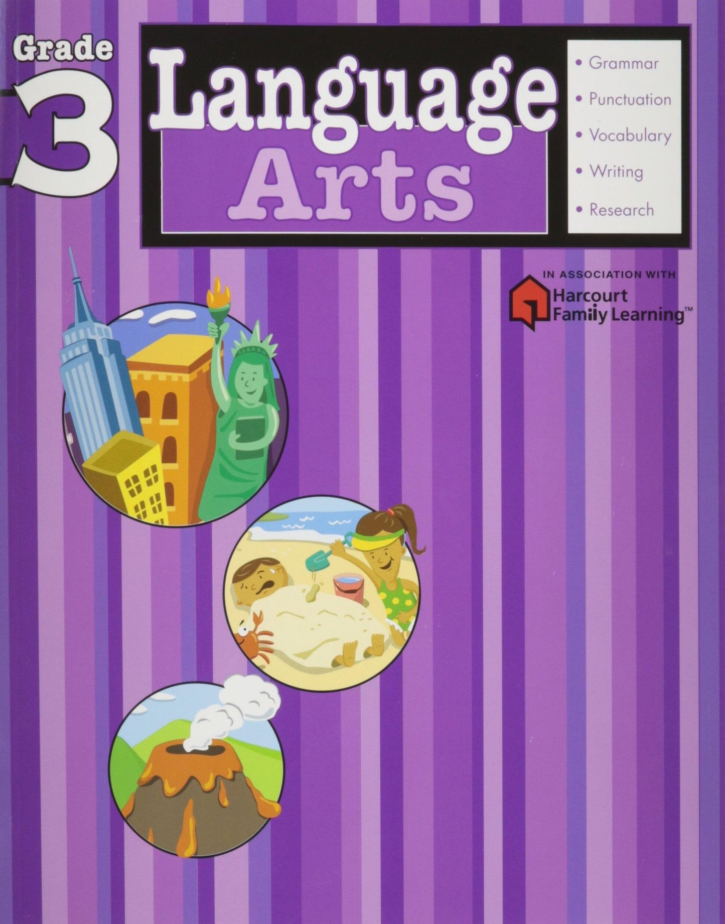 Language Arts, Grade 3 (Flash Kids Language Arts Series)
