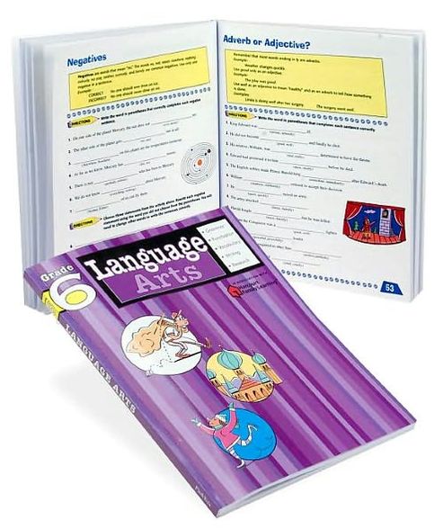 Language Arts, Grade 6 (Flash Kids Language Arts Series)