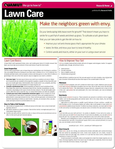 Lawn Care Basics (Quamut)
