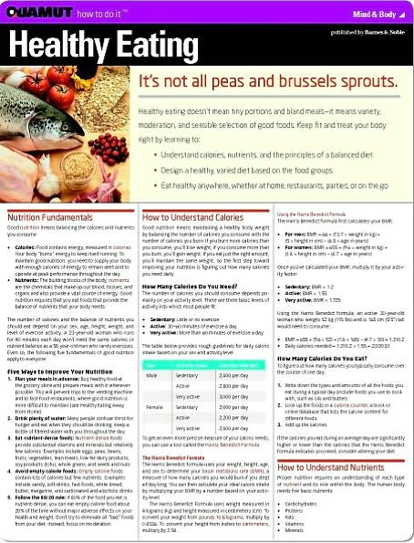 Healthy Eating (Quamut)