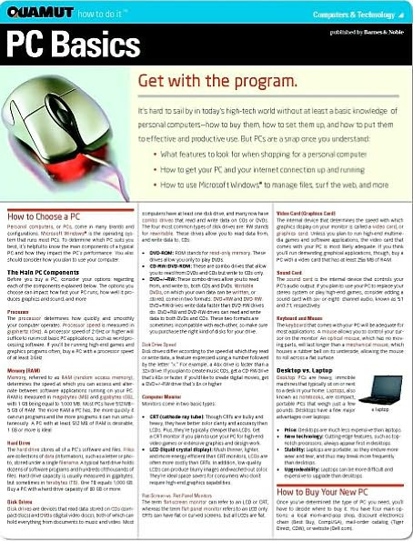 PC Basics (Quamut)