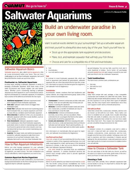 Saltwater Aquariums (Quamut)