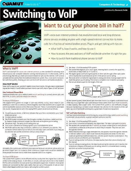 Switching to VoIP (Quamut)