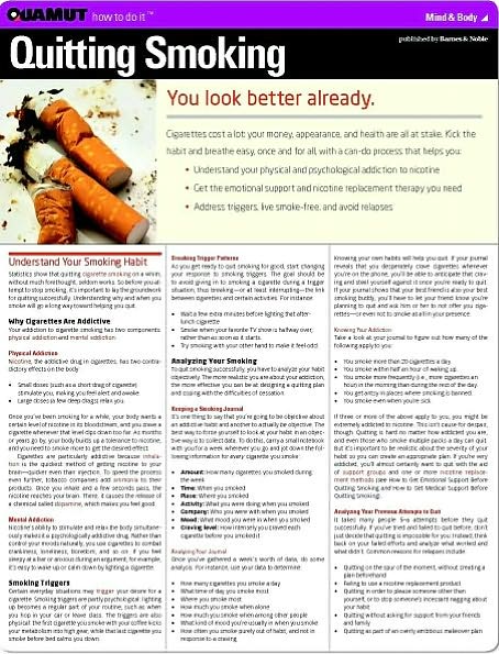Quitting Smoking (Quamut)