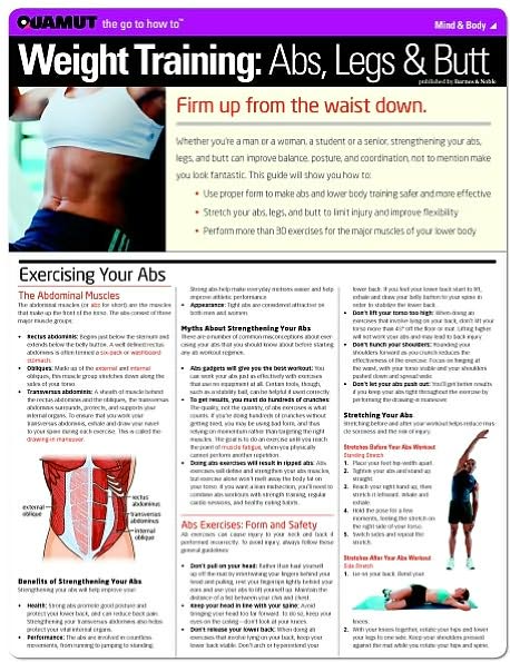 Weight Training: Abs, Legs, and Butt (Quamut)