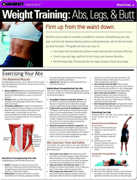 Weight Training: Abs, Legs, and Butt (Quamut)