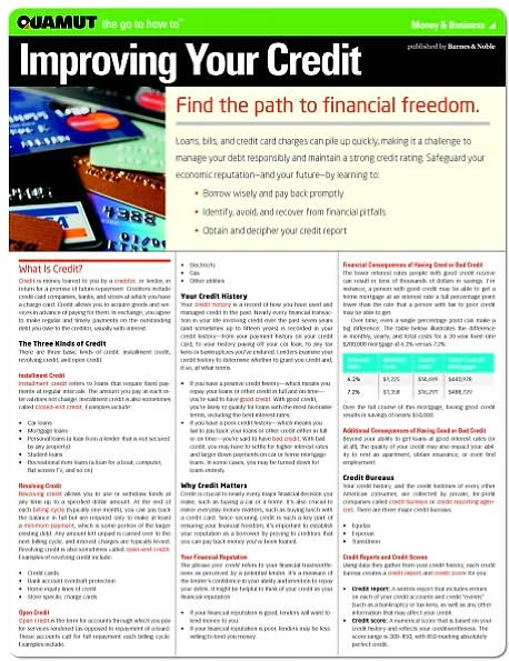 Improving Your Credit (Quamut)