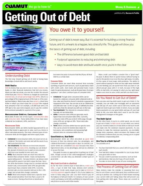 Getting Out of Debt (Quamut)