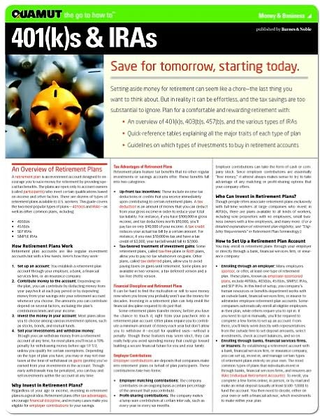 401(k)s and IRAs (Quamut)