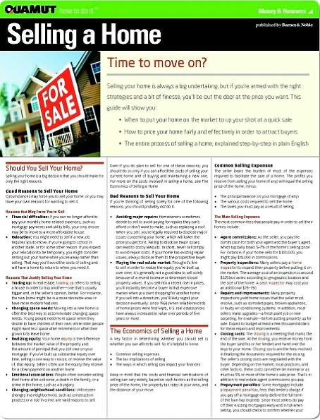 Selling a Home (Quamut)