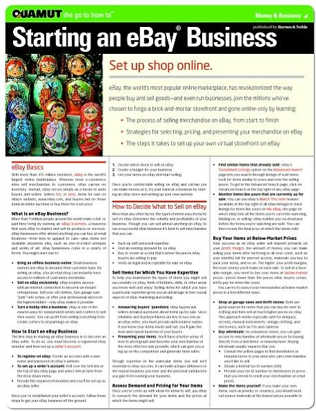 Starting an eBay Business (Quamut)