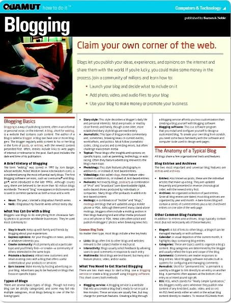 Blogging (Quamut)