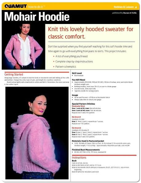 Knitting: Mohair Hoodie (Quamut)