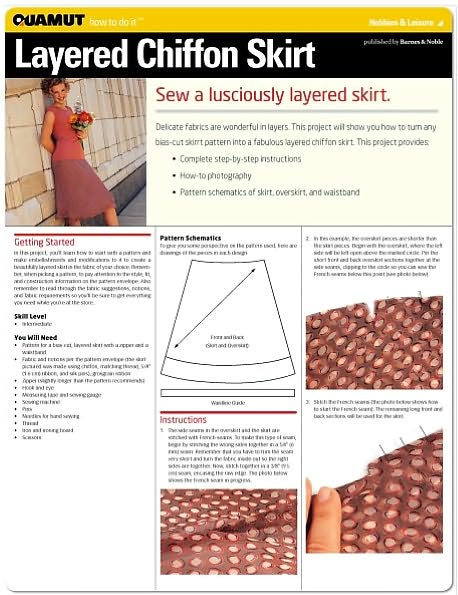 Sewing: Layered Chiffon Skirt (Quamut)