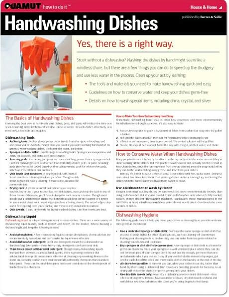 Handwashing Dishes (Quamut)