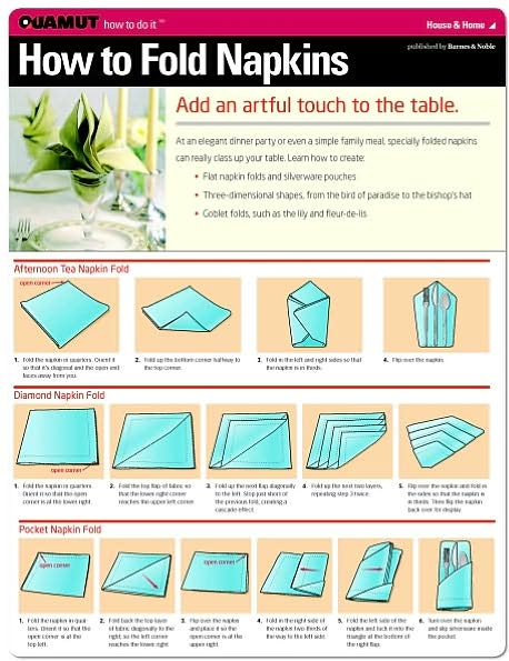 How to Fold Napkins (Quamut)