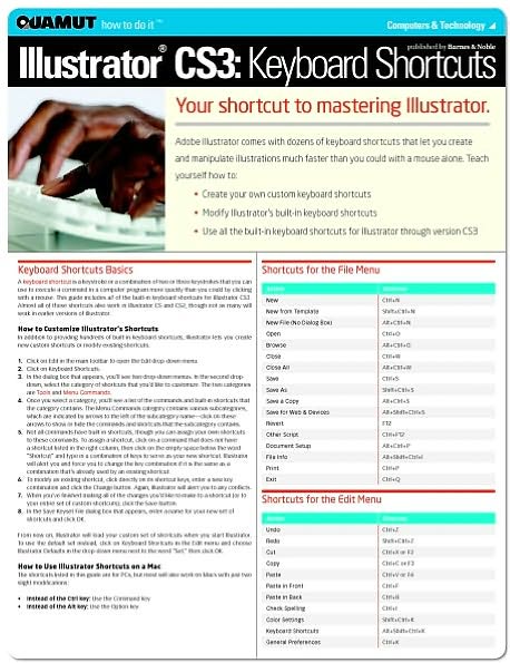 Illustrator Keyboard Shortcuts (Quamut)