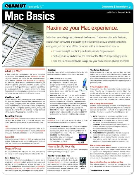 Mac Basics (Quamut)
