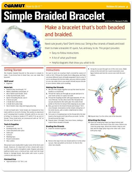 Jewelry--Beading: Simple Braided Bracelet (Quamut)