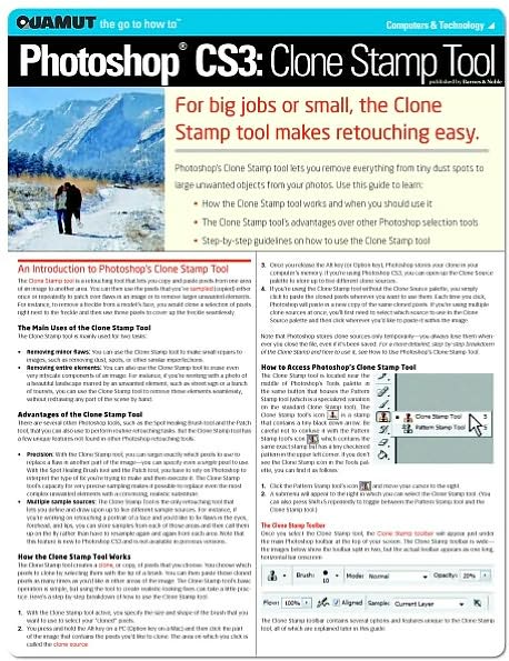 Photoshop: Clone Stamp Tool (Quamut)