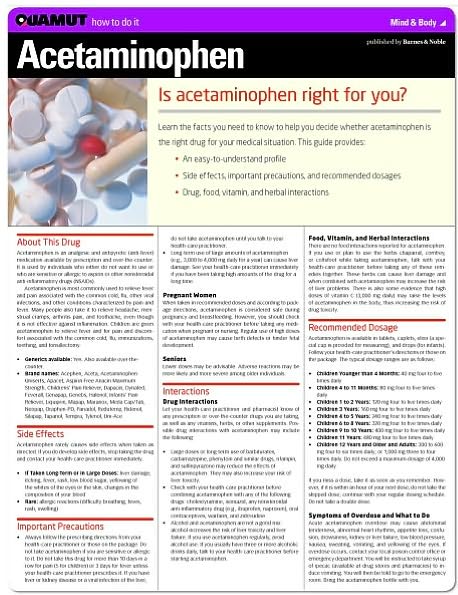 Acetaminophen (Quamut)
