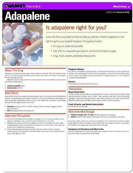 Adapalene (Quamut)