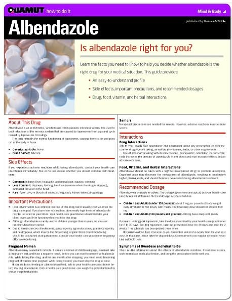 Albendazole (Quamut)
