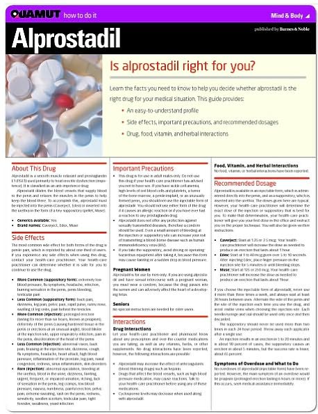 Alprostadil (Quamut)