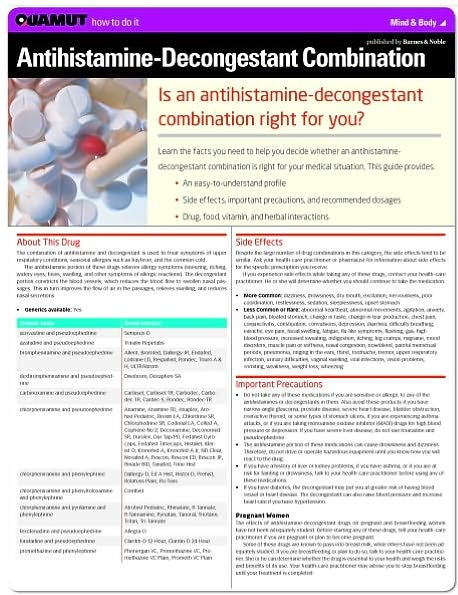 Antihistamine-Decongestant Combination (Quamut)