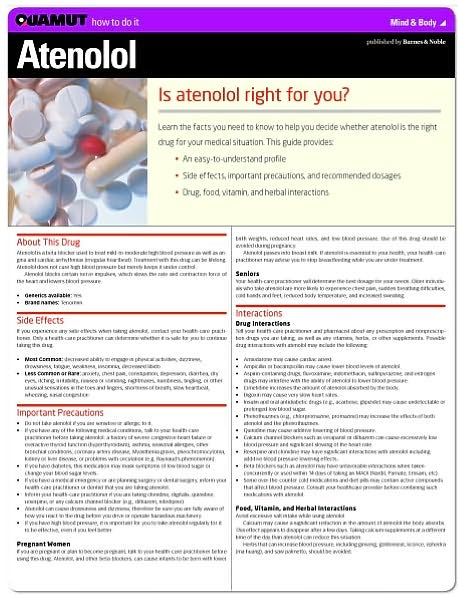 Atenolol (Quamut)