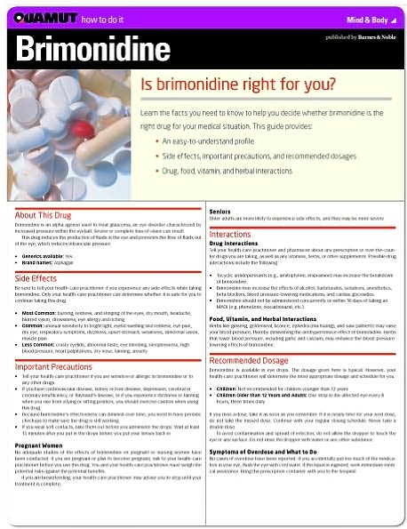 Brimonidine (Quamut)