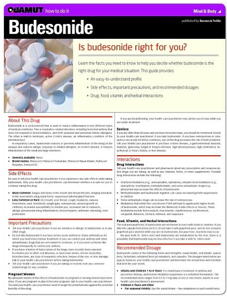 Budesonide (Quamut)
