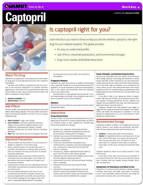 Captopril (Quamut)