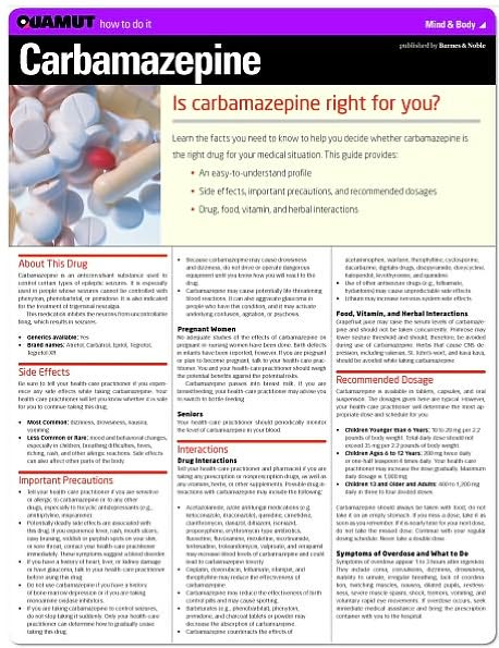 Carbamazepine (Quamut)