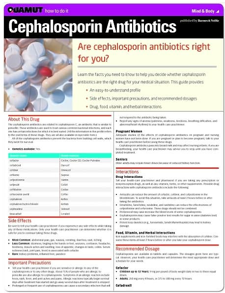 Cephalosporin Antibiotics (Quamut)