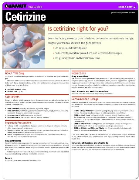 Cetirizine (Quamut)