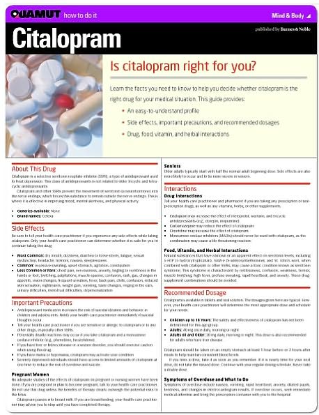 Citalopram (Quamut)