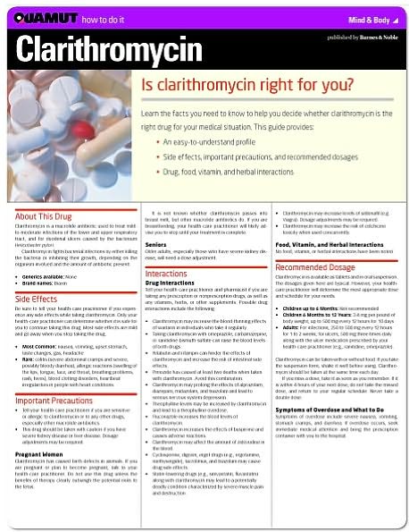 Clarithromycin (Quamut)