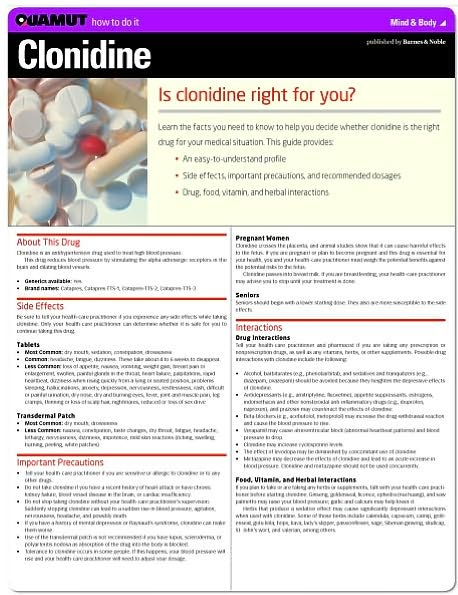 Clonidine (Quamut)