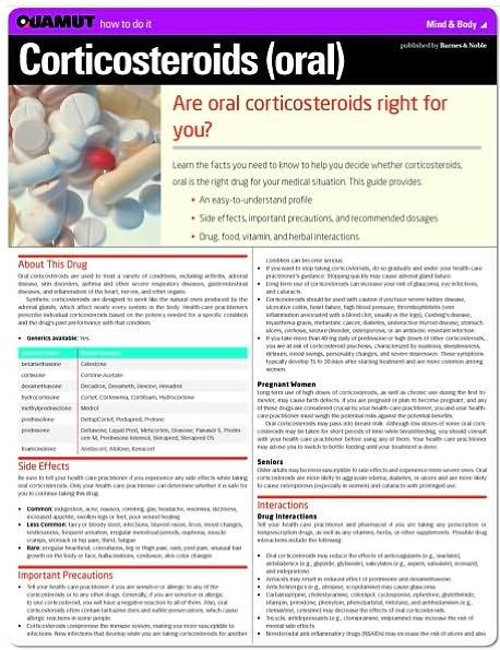 Corticosteroids (oral) (Quamut)