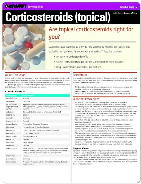 Corticosteroids (topical) (Quamut)