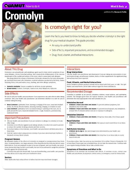 Cromolyn (Quamut)