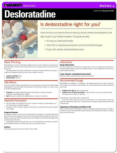 Desloratadine (Quamut)