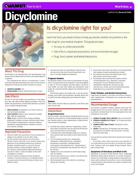 Dicyclomine (Quamut)