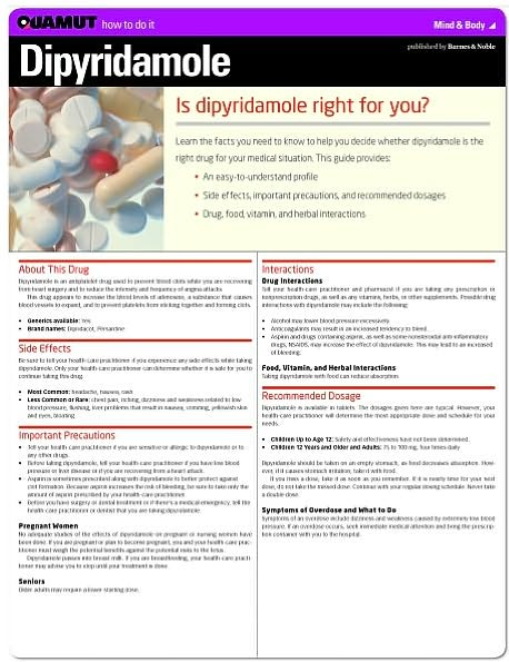 Dipyridamole (Quamut)